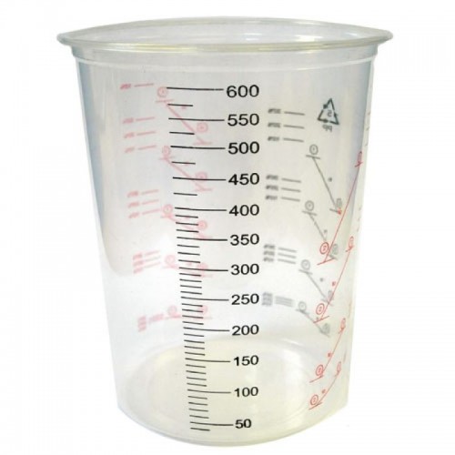 600ml polypropylene paint mixing cups Southern Filters